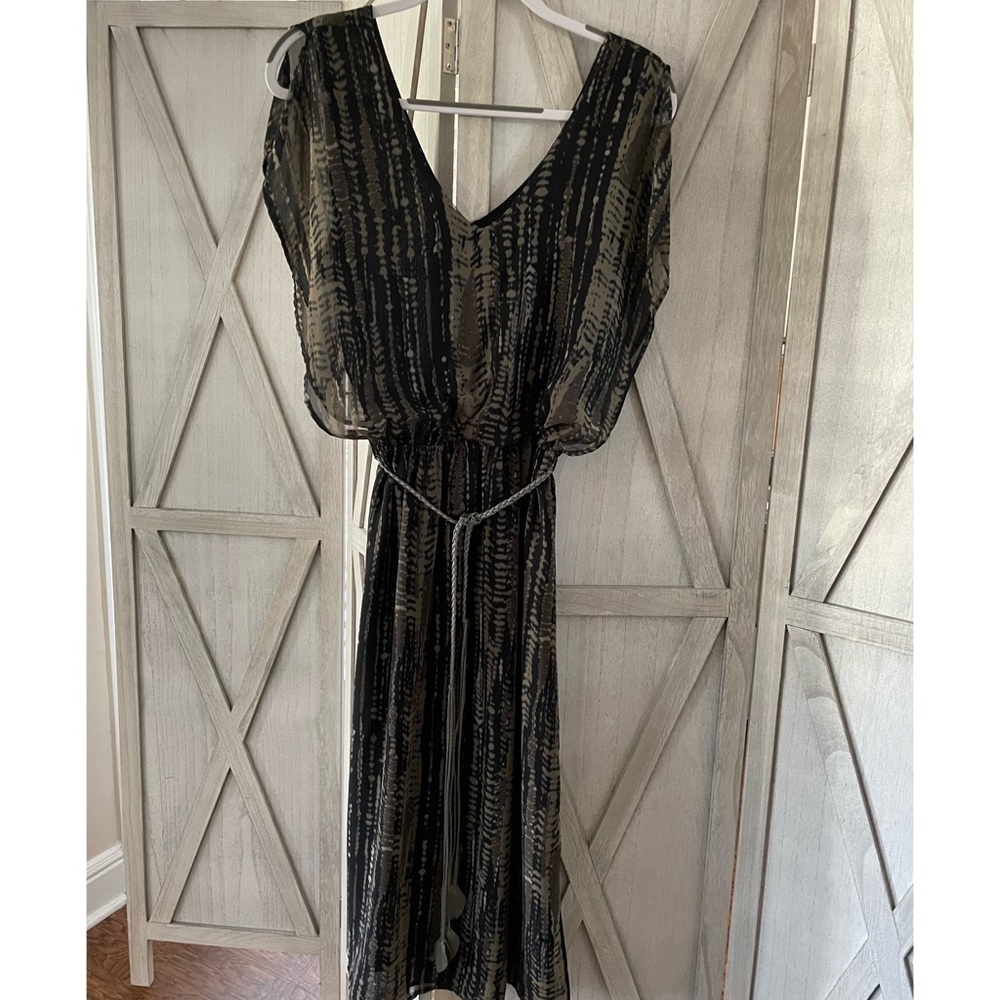 Lucy Love Dress with Leather Belt Tie